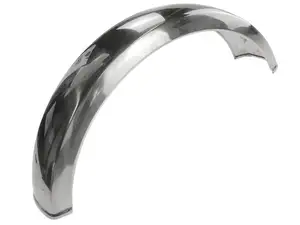 swiing® revival 14" front guard, part-round stainless steel swiing® revival 14" front guard, part-round stainless steel