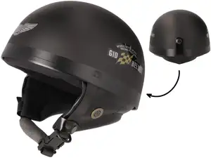 Topfhelm schwarz matt Topfhelm schwarz matt