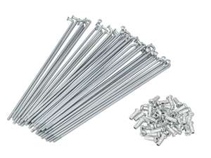 Speichen-Set inkl. Nippel (2.9 x 160 mm) Stahl verzinkt Speichen-Set inkl. Nippel (2.9 x 160 mm) Stahl verzinkt