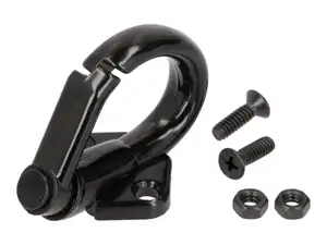 Gepäckhaken / Helmhaken Alu schwarz original | Piaggio Ciao C24, SI, Bravo Gepäckhaken / Helmhaken Alu schwarz original | Piaggio Ciao C24, SI, Bravo