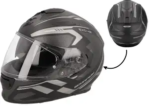 Scorpion full-face helmet "EXO-491" black-grey matt (S-XL) Scorpion full-face helmet "EXO-491" black-grey matt (S-XL)