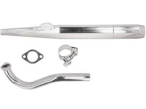 Auspuff Zigarre 28 / 70 mm Chrom | Puch Supermaxi LG1/LG2 Auspuff Zigarre 28 / 70 mm Chrom | Puch Supermaxi LG1/LG2