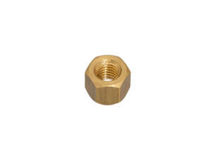 Mutter M6 Messing Auspuff Mutter M6 Messing Auspuff