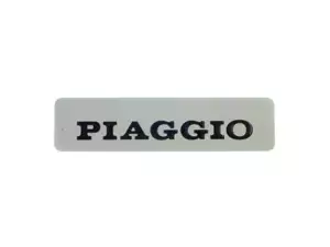Aufkleber Tank «PIAGGIO» Aluminium 115 x 27 mm | Piaggio Ciao, SI, Bravo Aufkleber Tank «PIAGGIO» Aluminium 115 x 27 mm | Piaggio Ciao, SI, Bravo