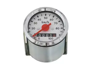 Tacho 100 km/h Ø 48 mm (weisses Ziffernblatt) Tacho 100 km/h Ø 48 mm (weisses Ziffernblatt)