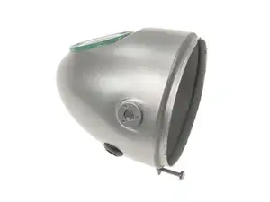 Lampentopf Eierlampe Ø 103 mm silber (seitliche Bef.) Lampentopf Eierlampe Ø 103 mm silber (seitliche Bef.)