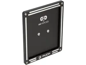 66HEROES Nummernrahmen Custom «Puch» schwarz (DE-Version) 66HEROES Nummernrahmen Custom «Puch» schwarz (DE-Version)