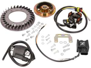 HPI Rennzündung 12V mit Licht elekt. Gehäuse | Piaggio Ciao, SI, Bravo, Boxer HPI Rennzündung 12V mit Licht elekt. Gehäuse | Piaggio Ciao, SI, Bravo, Boxer