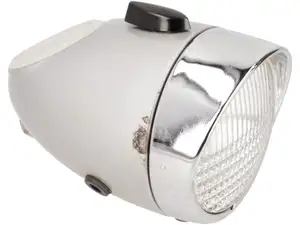 Union Eierlampe Ø 92 mm mit Beschädigungen (mittige Befestigung) silber NOS Union Eierlampe Ø 92 mm mit Beschädigungen (mittige Befestigung) silber NOS