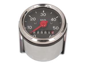 Speedometer 60 km/h Ø 48 mm VDO replica (black dial) Speedometer 60 km/h Ø 48 mm VDO replica (black dial)