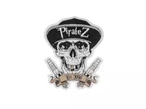 Gang Patch "PirateZ" 45 x 60 mm Gang Patch "PirateZ" 45 x 60 mm