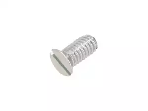Schraube M4x8 Senkkopf klein Schlitz verzinkt Schraube M4x8 Senkkopf klein Schlitz verzinkt