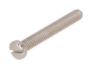 Schraube M6x40 Zylinderkopf Schlitz Inox Schraube M6x40 Zylinderkopf Schlitz Inox