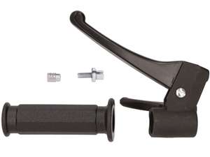 Domino Bremsgriff-Set mehrkant schwarz original | Piaggio Ciao PX, SI, Bravo Domino Bremsgriff-Set mehrkant schwarz original | Piaggio Ciao PX, SI, Bravo
