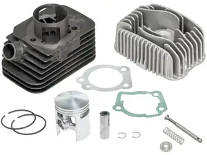 Malossi 43 mm cylinder kit incl. head 12 mm KoBo new version | Piaggio Ciao, Bravo, Boxer Malossi 43 mm cylinder kit incl. head 12 mm KoBo new version | Piaggio Ciao, Bravo, Boxer