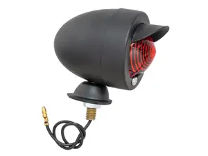 GPO Rücklicht «Arkansas» mit Spoiler schwarz matt GPO Rücklicht «Arkansas» mit Spoiler schwarz matt