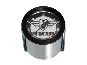 66HEROES speedometer 60 km/h Ø 48 mm | Zündapp logo 66HEROES speedometer 60 km/h Ø 48 mm | Zündapp logo