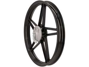 17" Vorderrad Guss schwarz mit Bremsankerplatte 17" Vorderrad Guss schwarz mit Bremsankerplatte