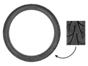 Continental 2.25 x 17" Go Reifen Semi-Slick Continental 2.25 x 17" Go Reifen Semi-Slick