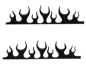 Flame gel adhesive set black Flame gel adhesive set black