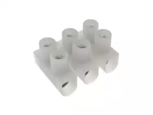 Luster terminal 3-pole white small (0.1 - 2.5 mm²) Luster terminal 3-pole white small (0.1 - 2.5 mm²)
