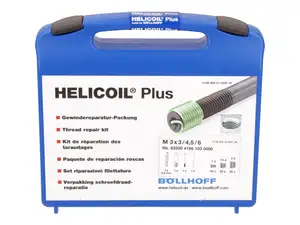 HeliCoil Gewinde-Reparatur-Set M3 (Profi Werkzeug) HeliCoil Gewinde-Reparatur-Set M3 (Profi Werkzeug)