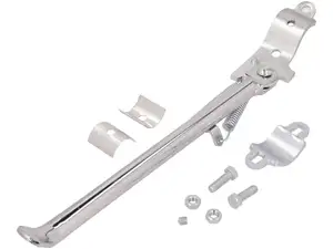 Seitenständer links runde Befestigung 30 cm Chrom Seitenständer links runde Befestigung 30 cm Chrom