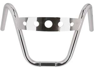 Lenker Gabelplatte 26 cm «Chopper» mit Platte Chrom Lenker Gabelplatte 26 cm «Chopper» mit Platte Chrom