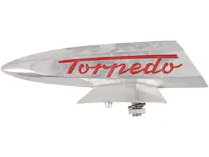 Schutzblech Zierfigur «Torpedo» NOS Schutzblech Zierfigur «Torpedo» NOS