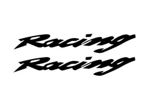 Paar Racing Kleber schwarz Paar Racing Kleber schwarz