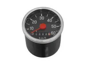 VDO Tacho 60 km/h Ø 48 mm (USA Meilen-Umbau) NOS VDO Tacho 60 km/h Ø 48 mm (USA Meilen-Umbau) NOS