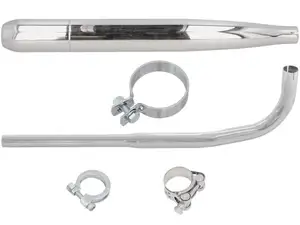 GPO Auspuff-Set Zigarre Ø 28 / 60 mm Chrom | Sachs 503 2AL, 2BL GPO Auspuff-Set Zigarre Ø 28 / 60 mm Chrom | Sachs 503 2AL, 2BL