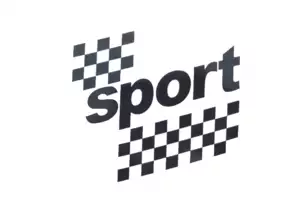 Aufkleber Tank «sport» schwarz 97 x 87 Folienplot | Puch X30 NS Aufkleber Tank «sport» schwarz 97 x 87 Folienplot | Puch X30 NS