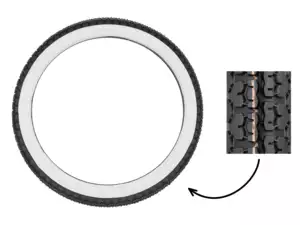 Mitas 2.25 x 17" Reifen B4 Allround Weisswand Mitas 2.25 x 17" Reifen B4 Allround Weisswand