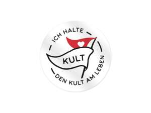 mk-Merch Aufkleber «Ich halte den Kult am Leben» à 40 mm mk-Merch Aufkleber «Ich halte den Kult am Leben» à 40 mm