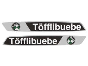 mk-Merch Aufkleber Tank «Töfflibuebe» | Puch Maxi S / N, Supermaxi LG1 / LG2 mk-Merch Aufkleber Tank «Töfflibuebe» | Puch Maxi S / N, Supermaxi LG1 / LG2