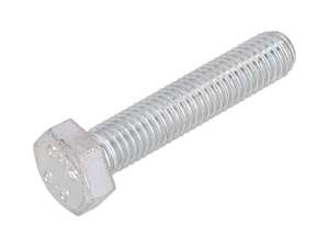 M8x40 hexagon head screw, galvanized M8x40 hexagon head screw, galvanized