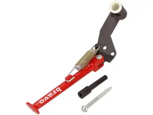 Buzzetti Seitenständer «bravo» rot NOS | Piaggio Bravo, SUPERbravo Buzzetti Seitenständer «bravo» rot NOS | Piaggio Bravo, SUPERbravo