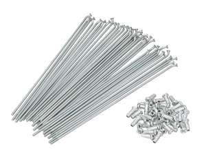 17" Speichen-Set inkl. Nippel (2.6 x 185 / 135°) Stahl verzinkt 17" Speichen-Set inkl. Nippel (2.6 x 185 / 135°) Stahl verzinkt