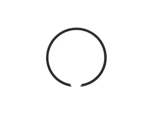 Airsal Kolbenring 45x1.5 mm schwarz | Puch Airsal Kolbenring 45x1.5 mm schwarz | Puch