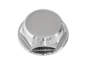 GPO Gabelschaftmutter M26x1 geschlossen Gabelplatte Chrom GPO Gabelschaftmutter M26x1 geschlossen Gabelplatte Chrom