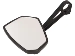 ergotec Spiegel M-77 eckig CNC 12 cm schwarz ergotec Spiegel M-77 eckig CNC 12 cm schwarz