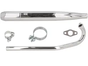 GPO Auspuff Zigarre Ø 28 / 60 mm Chrom | Sachs 503 ADV GPO Auspuff Zigarre Ø 28 / 60 mm Chrom | Sachs 503 ADV