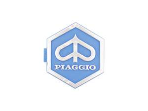 CIF emblem cascade "Piaggio" Ø 38 mm | Vespa PX Lusso, T5, PK XL CIF emblem cascade "Piaggio" Ø 38 mm | Vespa PX Lusso, T5, PK XL