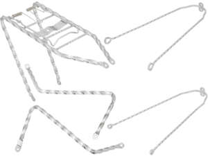 GPO Anbauteile-Set «Chopper» gedrehte Stangen | Puch Maxi N GPO Anbauteile-Set «Chopper» gedrehte Stangen | Puch Maxi N