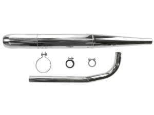 Auspuffanlage Zigarre (Ø 32 / 70 mm) Chrom | Sachs 503 Auspuffanlage Zigarre (Ø 32 / 70 mm) Chrom | Sachs 503