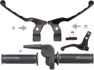 Domino handle set short gas black Domino handle set short gas black