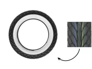 Mitas 120/70 x 10" Reifen MC22 Elegance Allround Weisswand Scooter Mitas 120/70 x 10" Reifen MC22 Elegance Allround Weisswand Scooter