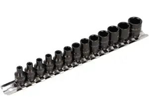 BGS 1/4" power socket set 4 - 14 mm 13 pcs. BGS 1/4" power socket set 4 - 14 mm 13 pcs.