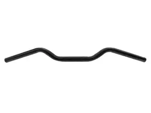 Lenker Gabelplatte 6 cm tief geschwungen schwarz Lenker Gabelplatte 6 cm tief geschwungen schwarz